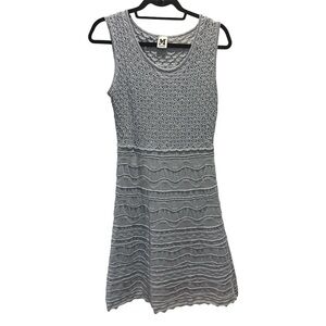 Missoni Blue Gray Knit Dress